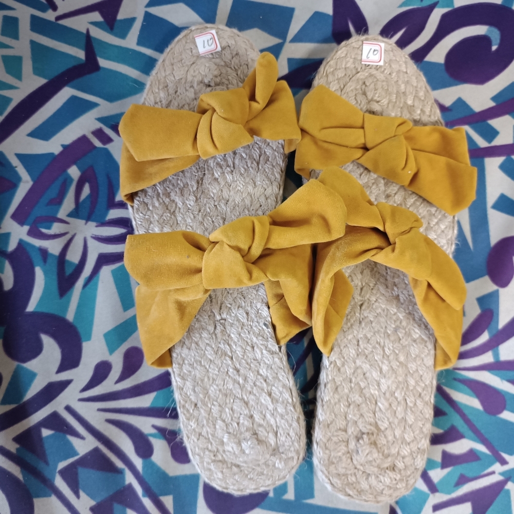Rattan sandals
